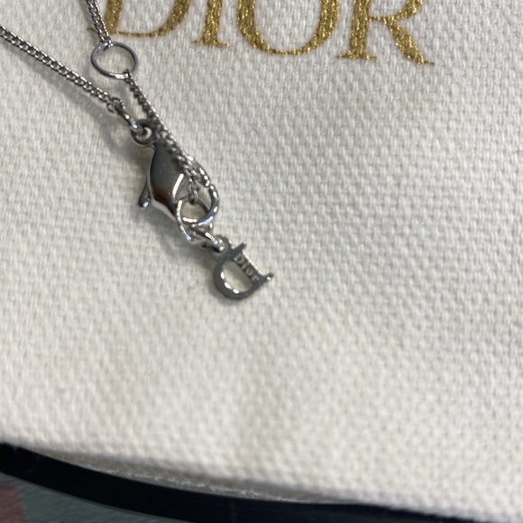 Dior Dog Tag Pendant Necklace, Gift Bag and Gift Box - Picture 5 of 9
